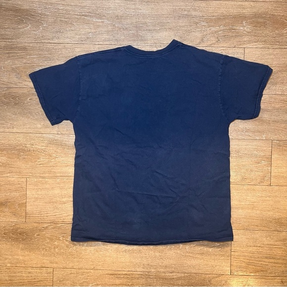 OTG Navy Graphic T-Shirt with Red and Yellow Design - Picture 3 of 3